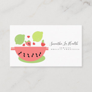 Smoothie Milchshake Frucht Zitrone Mischung Rosa G Visitenkarte