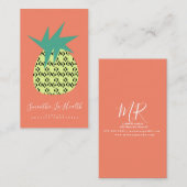 Smoothie Milk Shake Fruit Pop Ananas Visitenkarte (Vorne/Hinten)