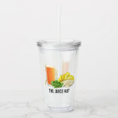 Smoothie Saft Geschäft Geschäft Acryltrinkbecher (Vorderseite)