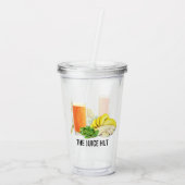 Smoothie Saft Geschäft Geschäft Acryltrinkbecher (Rückseite)
