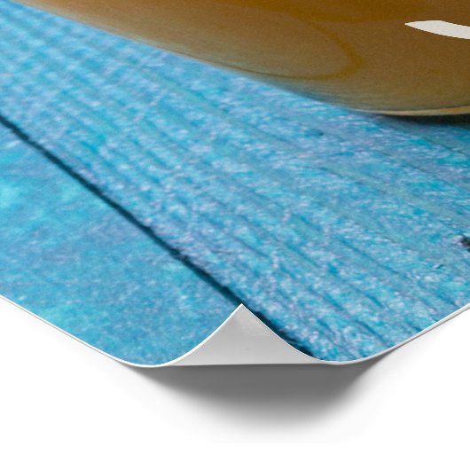 Smoothie Saft trinken Mango Orange Kiwi Geschenk Poster (Ecke)