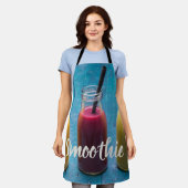Smoothie Saft trinken Mango Orange Kiwi Geschenk Schürze (Getragen)