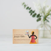 Smoothie-Saft-Visitenkarten Visitenkarte (Stehend Vorderseite)