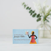 Smoothie-Saft-Visitenkarten Visitenkarte (Stehend Vorderseite)