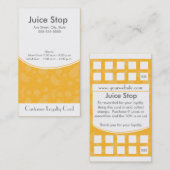 Smoothie-u. Treuekarte (Vorne/Hinten)