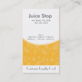 Smoothie-u. Treuekarte (Vorderseite)