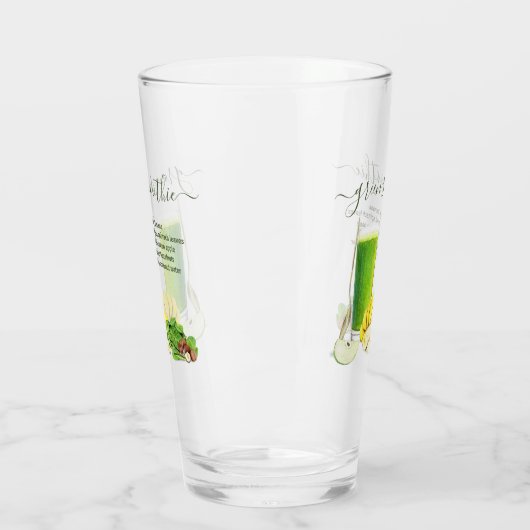 Smoothie Wasserfarbe Recipe Juice Frucht Grün Glas (Links)