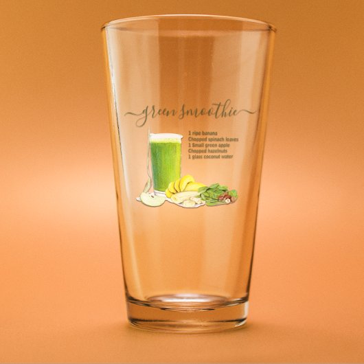 Smoothie Wasserfarbe Recipe Juice Frucht Grün Glas