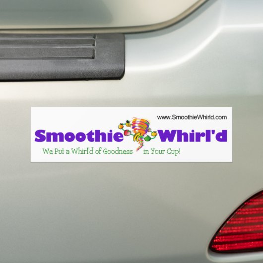 Smoothie Whirl'd Autoaufkleber (Auf Auto)
