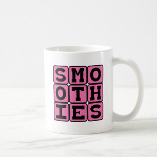 Smoothies, gesunde Fruchtsäfte Kaffeetasse