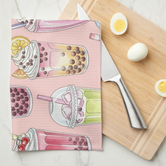 Smoothies und Lemonade von Natasha Us Geschirrtuch (Viertel Falte)