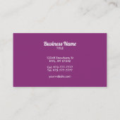 Smoothies Visitenkarten Visitenkarte (Rückseite)