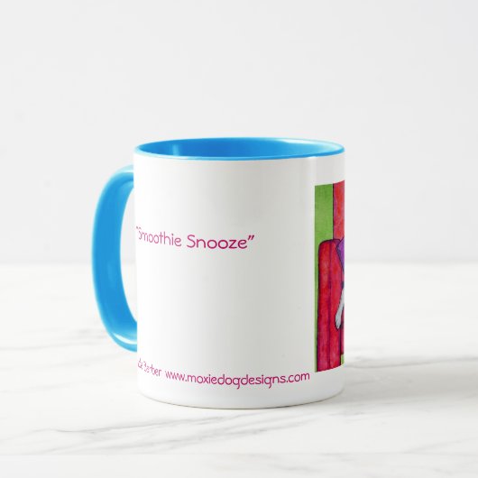 "SmoothieSnooze" Tasse (Vorderseite Links)