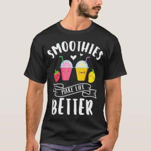 Smoothy machen das Leben besser Mischfrucht Gemüse T-Shirt