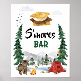 S'more Bar Party-Zeichen Poster