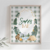 S'more Bar Party-Zeichen Poster