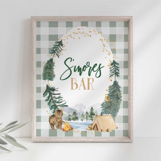 S'more Bar Party-Zeichen Poster