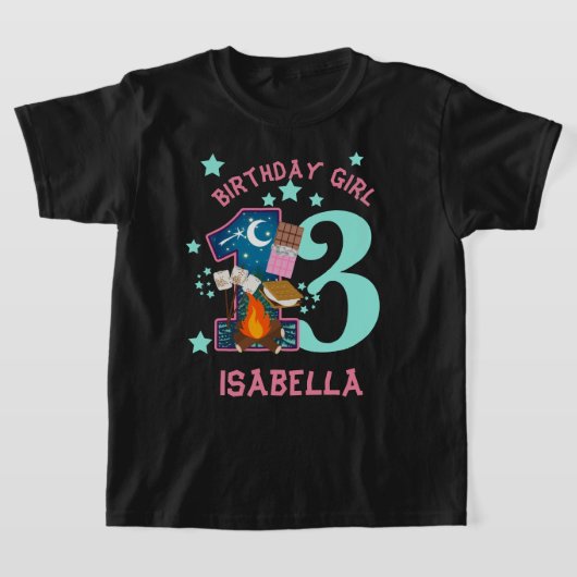 S'more Birthday Shirt Camping (Ablage )