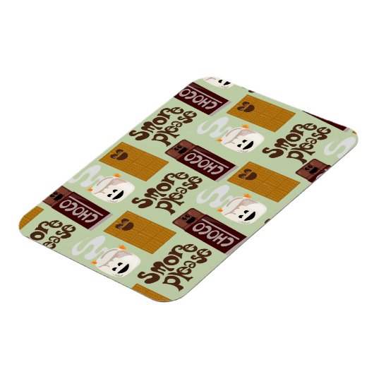 Smore Bitte schlüpfen Sie mehr Ingredients Pattern Magnet (Linke Seite)