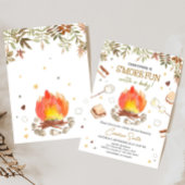 S'more-Campfire-Baby-Party Einladung
