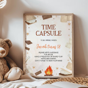 S'more Campfire Camping Party Time Kapsel Poster