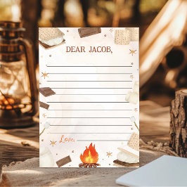 S'more Campfire Time Capsule Note Card Dankeskarte