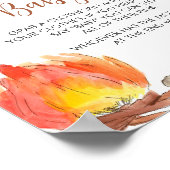 S'more Camping Babydusche Sprich nicht Baby Poster (Ecke)