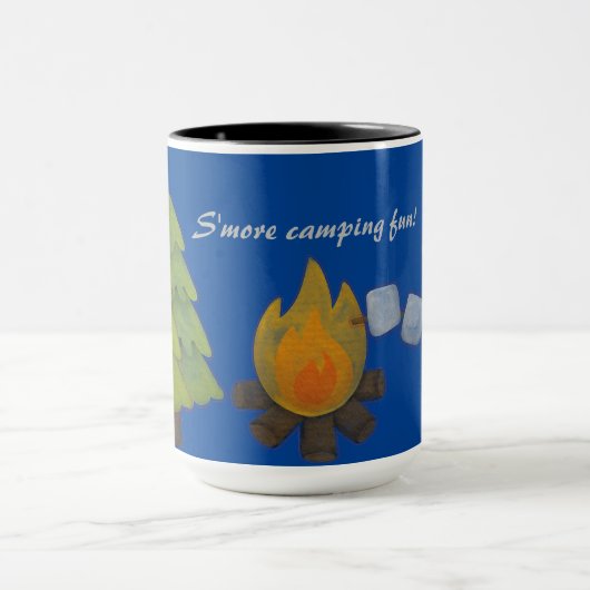 "S'more Camping Fun" Kaffee Tasse (Zentrum)