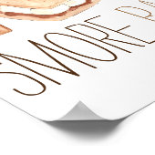 Smore Camping Geburtstag mehr Bar Poster (Ecke)