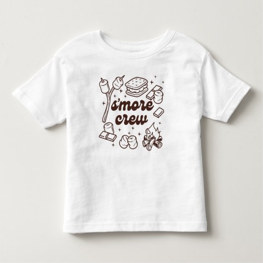 S'more Crew Camping Lover Toddler Tshirt (Vorderseite)