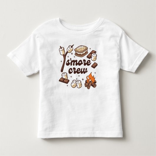 S'more Crew Camping Lover Toddler Tshirt (Vorderseite)