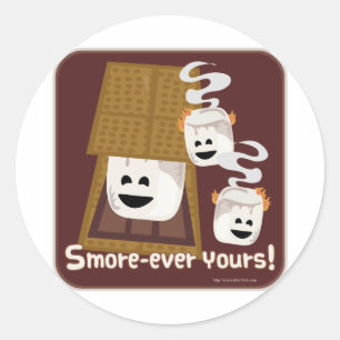 Smore_Ever Yours Runder Aufkleber