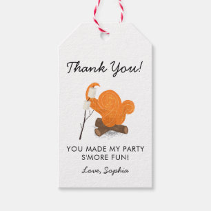 Smore Fun Camping Geburtstagsparty Gefallen Geschenkanhänger