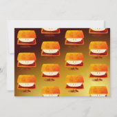 Smore Fun Cartoon Kindergeburtstag Party Einladung (Rückseite)