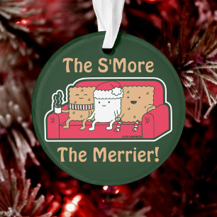 S'more Funny Cartoon Weihnachten Ornament