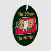 S'more Funny Cartoon Weihnachten Ornament (Vorderseite)
