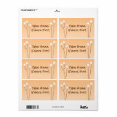 S'more Gastgeschenk Tasche Tag (Vorne)