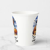 Smore Ghost Stories Bitte lustiges Camping Hallowe Pappbecher (Rechts)