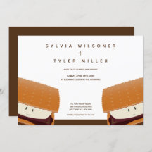 S'more Illustration Food Wedding