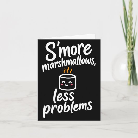 S'more-Marshmallow  Karte (Vorderseite)