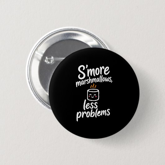 S'more-Marshmallows  Button (Vorne & Hinten)