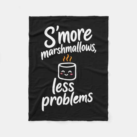 S'more-Marshmallows Fleecedecke (Vorderseite)