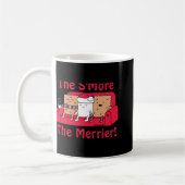 Smore Merrier Cute Kids Cartoon Christmas Kaffeetasse (Links)