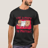 Smore Merrier Cute Kids Cartoon Christmas T Shirt (Vorderseite)