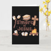 Smore Of Jesus Christian Camper Camng Lover  Karte (Gelbe Blume)