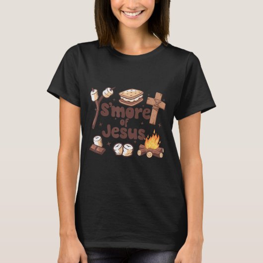 Smore Of Jesus Christian Camper Camng Lover T-Shirt (Vorderseite)