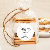 S'more Party Favor Aufkleber