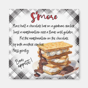 S'more-Rezept Magnet