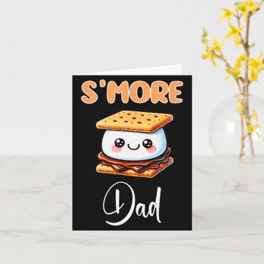 S'more-Shirt Lustig S'mores Papa S'mores Vater Smo Karte (Gelbe Blume)