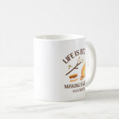 S'more Spaß, um Eins zu sein Kinder-Campinggeburts Kaffeetasse (VorderseiteRechts)